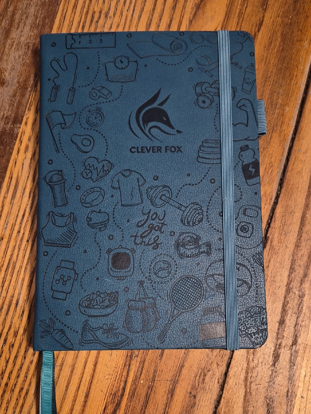 Fitness And Food -Themed Planner - Hardcover Daily Organizer